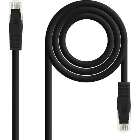 Câble réseau Rj45 Utp Cat6a Lszh Cu Awg24 2m Noir 10.20.1802-bk