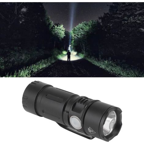 Leistungsstarke, wiederaufladbare Taschenlampe, ultrahelle Mini-Outdoor-Taschenlampe, kleine, tragbare Taschenlampe mit Stiftclip (1/5)