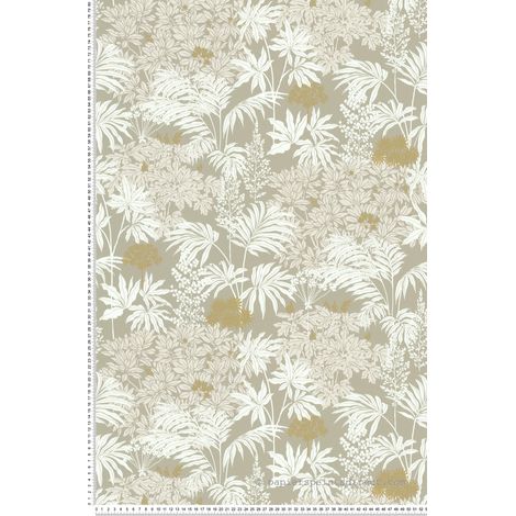 Papier peint Jungle Beige Les Essentiels Lutèce