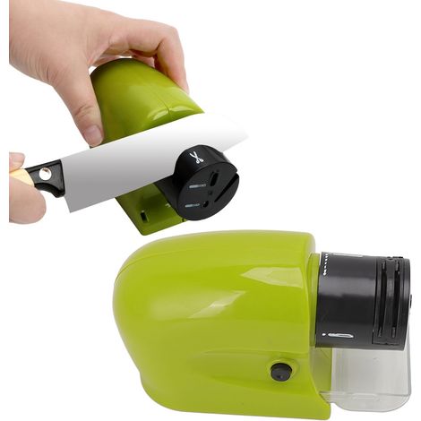 Affûteur de couteaux électrique Swifty Sharp avec pierre à aiguiser rapide et outil d'affûtage multifonctionnel (1/5)