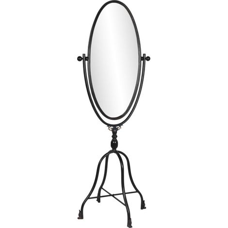 Miroir Grossissant Métal Verre 61X62X174 Noir (1/5)