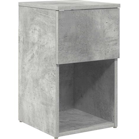 Maison Exclusive - Armadietto per letto Grigio Cemento 29 x 31,5 x 49 cm