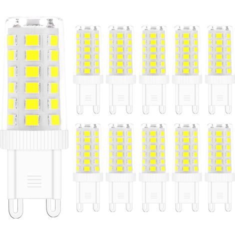 20er-Pack G9 LED Lampen, 5 W, entspricht 40 W Halogen, 220 V, 6000 K, flimmerfrei, energieeffizient, nicht dimmbar