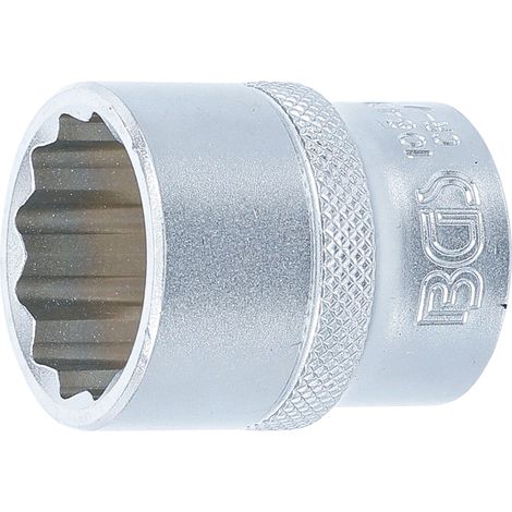 BGS 10643  Inserto per chiave a bussola duodica, 12,5 mm (1/2")  SW 23 mm (1/3)