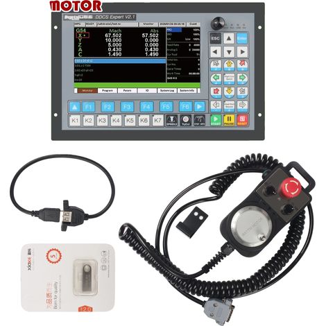 Contrôleur CNC, Support 4/5 axes, Interface conviviale, Expert ajouter MPG-a, 4 axe-a (1/2)