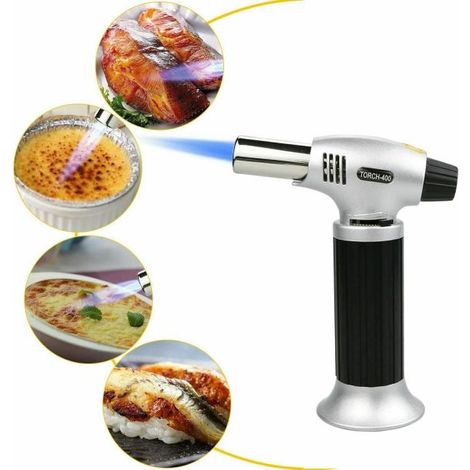 MINI CANNELLO BRUCIATORE TORCIA A GAS RICARICA FIAMMA OSSIDRICA CARAMELLATORE