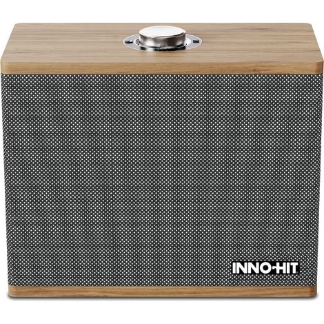 Inno-Hit Maestro IH-NATB03 Speaker Bluetooth in tessuto e Legno Naturale