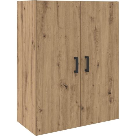 Armario de Pared Roble artesanal 69,5 x 34 x 90 cm vidaXL