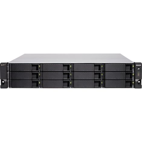 QNAP TS-H1886XU-RP-R2 NAS Armadio (3U) Collegamento ethernet LAN Nero, Grigio D-1622 (1/4)