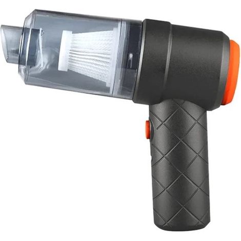 Aspirateur 2 en 1 sans fil – mini aspirateur de voiture portatif avec fonction souffleur – aspirateur de voiture rechargeable USB-C – puissant aspirateur de 4 kPa – aspirateur compact avec accessoires (1/5)