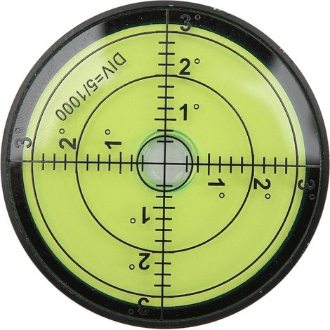 Niveau à bulle circulaire de précision, Mmgoqqt, 60x12mm, corps en métal robuste, résistant aux chocs et durable pour usage professionnel (1/5)