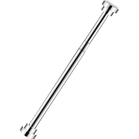 Barre télescopique en Acier Inoxydable Barre de Rideau de Douche sans perçage - Réglable par Rotation - Plus Ferme et Plus sûre Que Tringle de Douche, Tringle à vêtements. (65-100CM) (1/4)