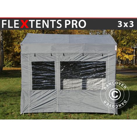 Tente pliante Chapiteau pliable Tonnelle pliante Barnum pliant (1/7)