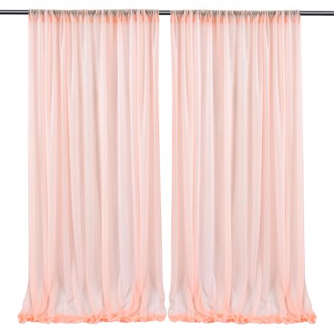 Voile pour arche de mariage en fils beauté - Drapé pour événement 5x7ft (1.5x2.15m) - Texture douce et durable - Multi-usages (wedding, party, photo) - Lavable machine - 1 pièce incluse (1/5)