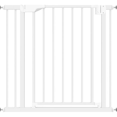 Cancelilla de seguridad para niños y mascotas 82-89 x 76 cm en acero blanco MODENUIT (1/5)