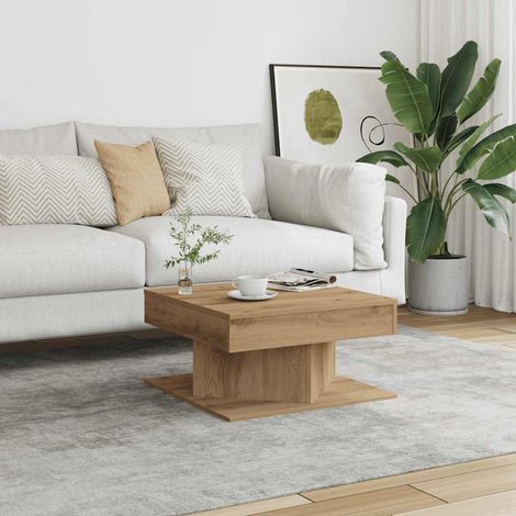 Couchtisch Artisan-Eiche 55x55x30 cm Holzwerkstoff (1/5)