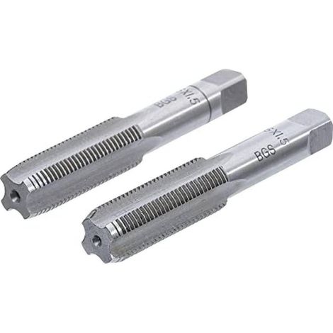 Tarauds et Filières M16 x 1,5 - Lot de 2 pcs - Acier Résistant - Filetage Précis et Durable, Pro - D-Work