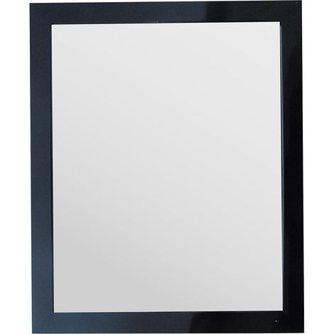 King Home WANDSPIEGEL CM 56X46 MIT SCHWARZEM ÜBERZUG (1/4)