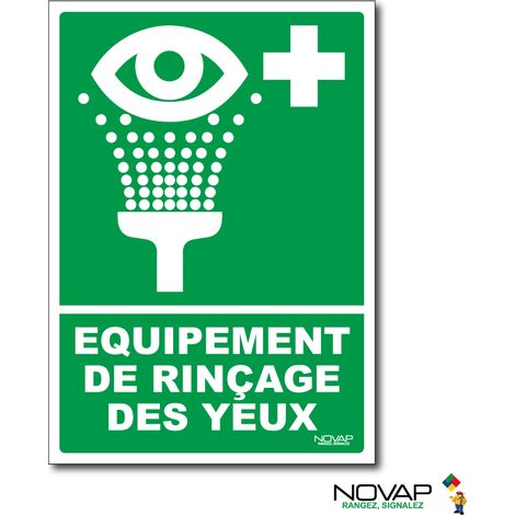 Panneau Equipement de rinçage des yeux - Rigide A5 - 4600710