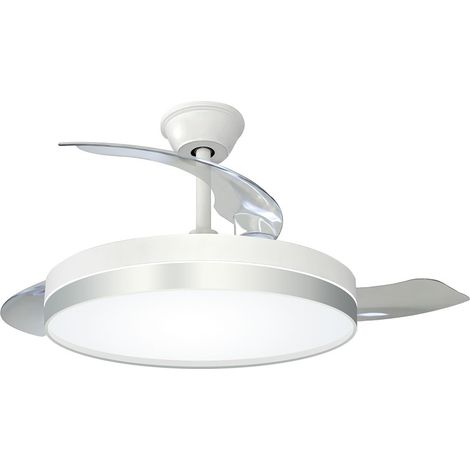 Ventilador de techo 3cct ø107 cm, plateado