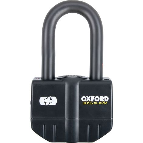 Antivol de disque de frein Oxford Big Boss avec alarme 100 dB, jaune, 16 mm