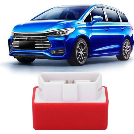 Jeffergarden Nitro OBD2 Chip Tuning Box Plug ECU Save Power Economy Car Accessoire pour Diesel Rouge (1/5)