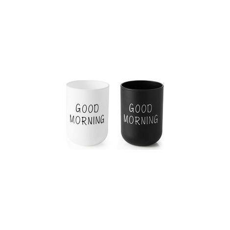 2 gobelets de salle de bain en plastique, porte-brosse à dents, gobelet à brosse à dents, gobelet de salle de bain, gobelet de nettoyage des dents, accessoires pour enfants et couples (1/5)