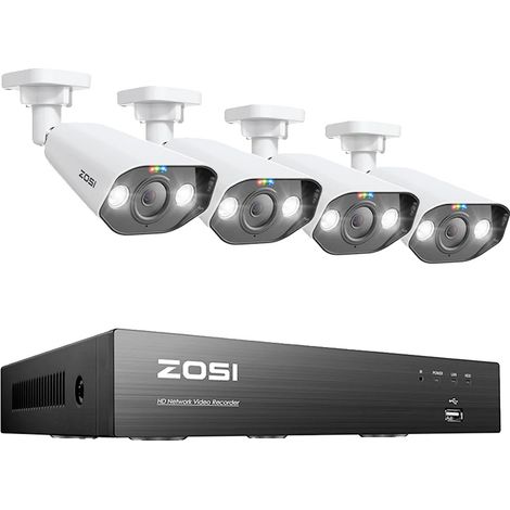 Système de vidéosurveillance, Résolution 8MP, Capacité de vision nocturne, VIOLET, Aucun-c (1/2)
