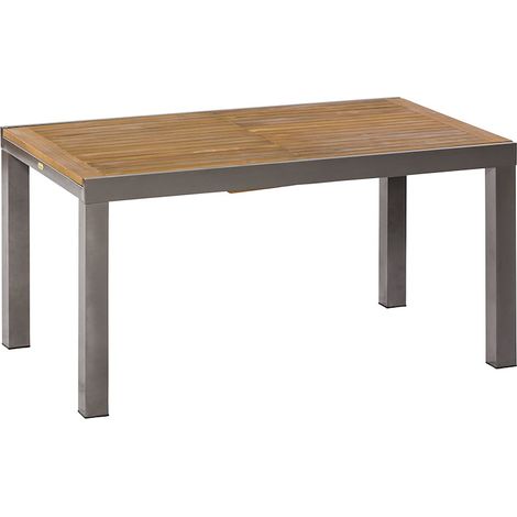 Santorin Ausziehtisch 150(200)x90cmAluminium/Akazie