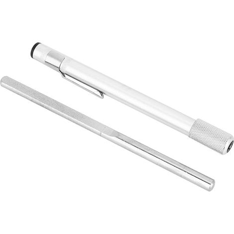 Lime diamantée portable en forme de stylo, affûteur d'hameçons, affûteur de couteaux M (1/5)