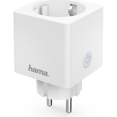 PRISE WIFI ''MINI'', MESURE DE CONSOMM., COM. VOC./APP. HAMA 00176575