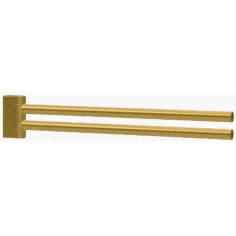 Colombo Design Mini porta salviette 34 cm doppio a snodo oro opaco codice prod: B40120OM