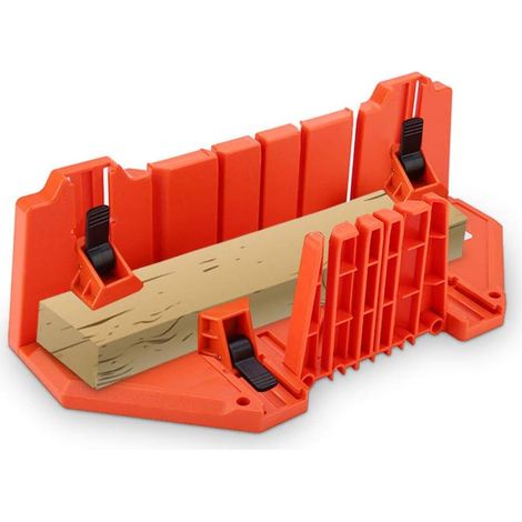 Ej.Life Gelenkbox für Holzverbindungen, 0° 22,5° 45° 90° 4 Arten von Mitre Box aus Kunststoff für manuelle Beschneiden, Holzschneiden, Werkzeug, Hardware, Kasten, Rahmenschneider