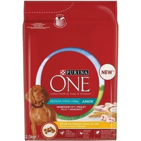 PURINA ONE MED/MAX Junior Poulet et Riz 2,5 kg (1/3)