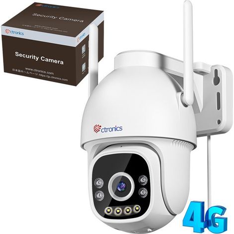 3G/4G LTE Caméra de Surveillance 4MP avec Carte SIM ,Détection Humaine ,Suivi Auto,Image couleur 30M,Audio Bidirectionnel, IP66 (1/5)