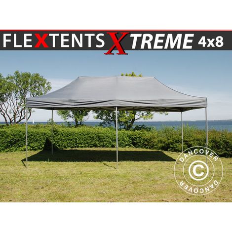 Pop up gazebo FleXtents Xtreme 50 4x8 m Grey (1/2)
