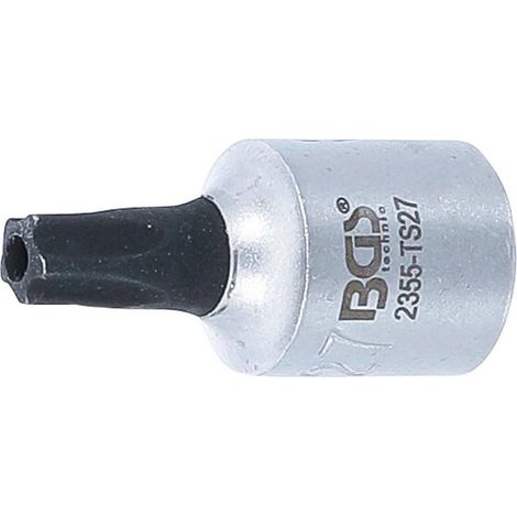 Douille à Embouts 6,3 mm (1/4) Profil TS Torx Plus - Perçage TS27 - Précision et Fiabilité, Acier - D-Work (1/5)