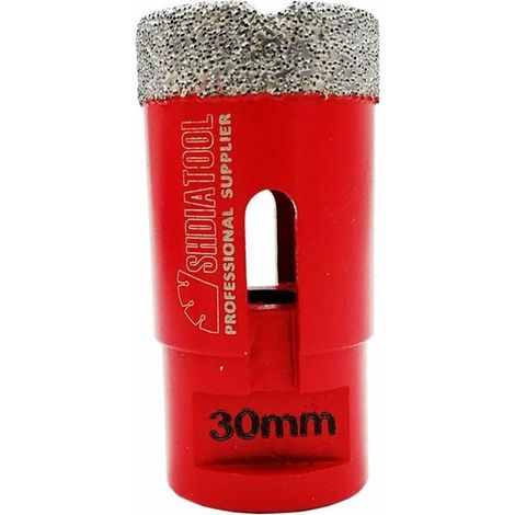 1 piece Forets Diamant 30 mmTrépan Scie Cloche Kits Trépans avec Filetage M14 Scie Cloches Humide et Sec,pour Meuleuse Carrelage Porcelaine Granit Marbre (1/5)