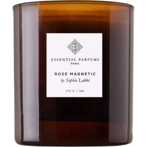 Candela profumata magnetica alla rosa, 270 g