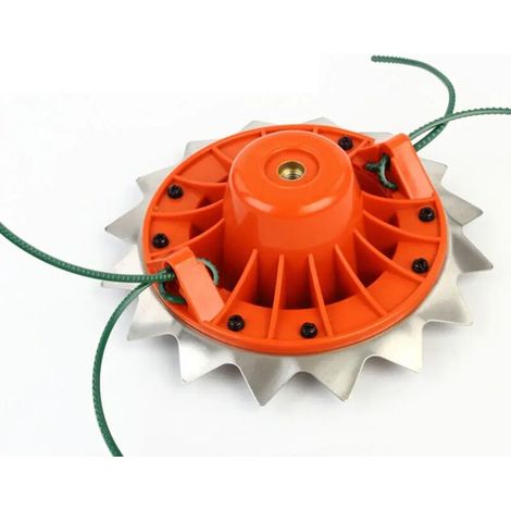 One-piece lawnmower, plastic brush with nylon cord, double weeding head, AquaForge head