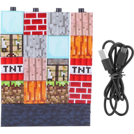 USB-Baustellenlampe, Nachtlicht für Kinder, kreatives Lernspielzeug (1/5)