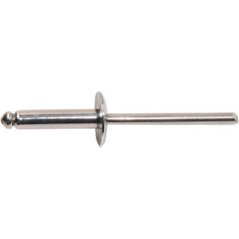 250 Rivets Aveugles Tête Large GORIVET 4.8 x 16 mm - Inox A2 - D-Work