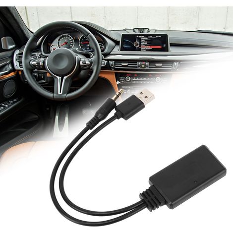 Adaptateur récepteur AUX Bluetooth 5.0 pour BMW Série 1, 3, 5, 6, 7 (2004-2016) (1/5)