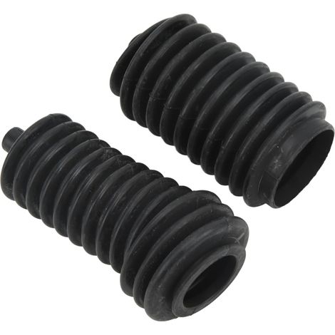 Une paire de cache-poussière de crémaillère de direction avec soufflets de pignon en caoutchouc, modèle 5412013, adaptés aux Polaris Ranger RZR 400 500 570 700 800 900. (1/5)
