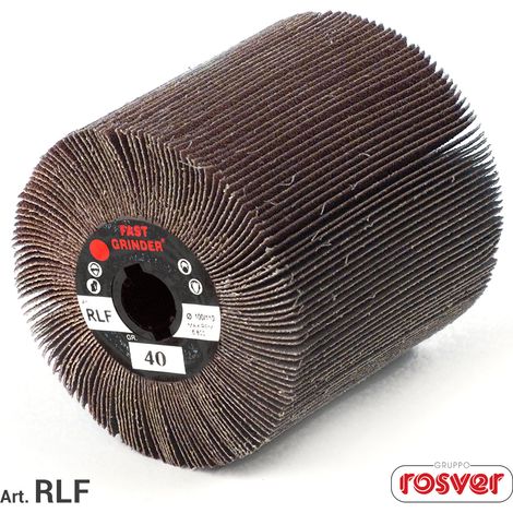 ROSVER RLF RUOTA RUOTE LAMELLARI IN TELA ABRASIVA AL CORINDONE FORO 19 - 40 - 100