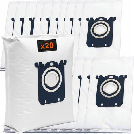 20 sacs pour Electrolux Easy Go UltraSilencer, recharge Philips EasyLife (1/5)