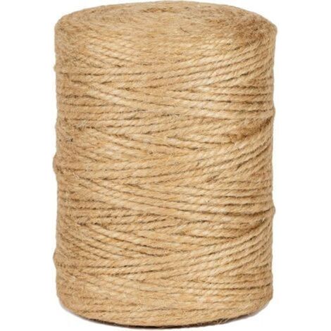 100m of natural dyed jute twine, tasteless, suitable for DIY, gardening, maintenance, packaging, and creative arts. (1/5)