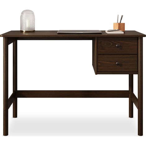 Bureau en bois MARLO noyer (1/5)