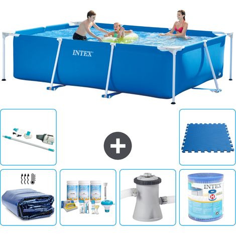Intex Piscina con struttura Rettangolare - 300x200x75 cm - 7-pezzi S40192 (1/5)