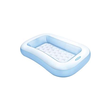 PISCINA GONFIABILE RETTANGOLARE  +2 ANNI  cm.166x100x28h.  peso kg.1,80 (57403)    INTEX